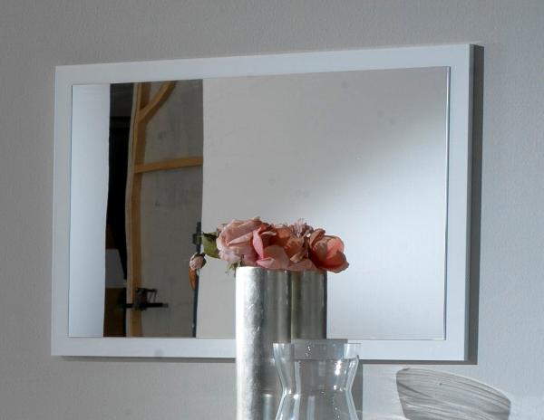 Product photograph of Ambra White Italian Rectangular Wall Mirror - 90cm X 60cm from Choice Furniture Superstore.